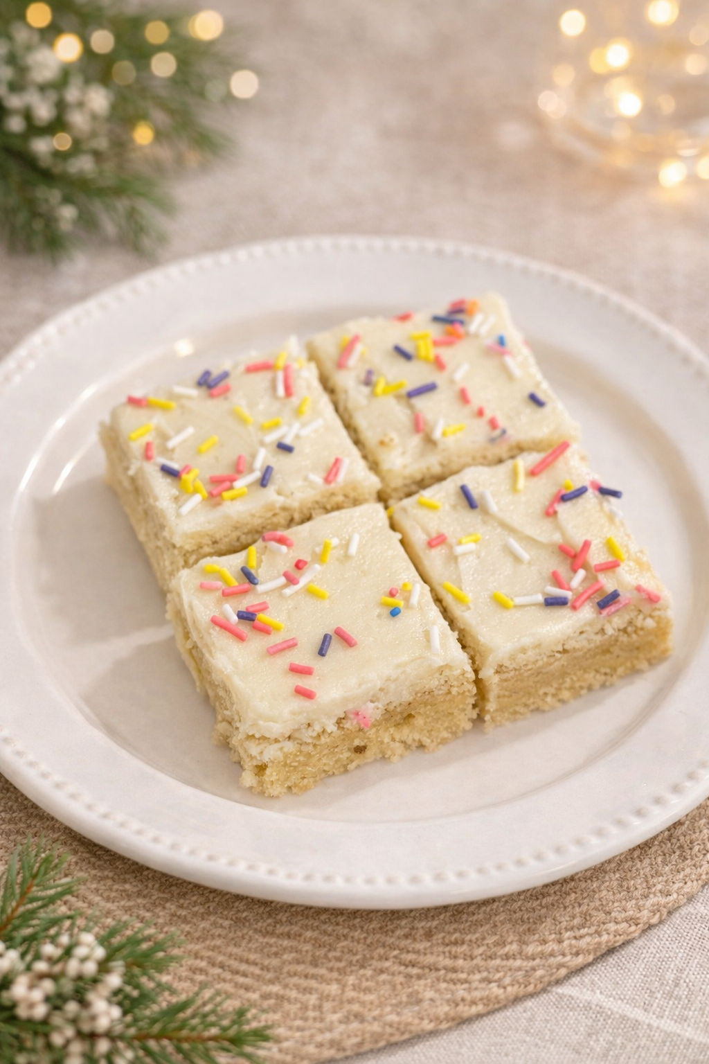 Sourdough Sugar Cookie Bars
